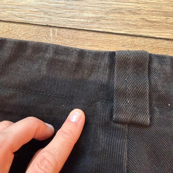 Marithe Francois Girbaud Black Cargo Pants Utility Strap Streetwear Vintage 36 - Picture 7 of 8